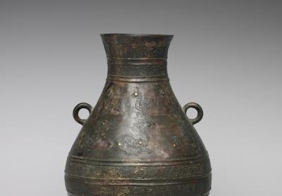 图片[3]-Hu wine vessel with bird and animal patterns and gold inlay, Warring States period (475-221 BCE)-China Archive
